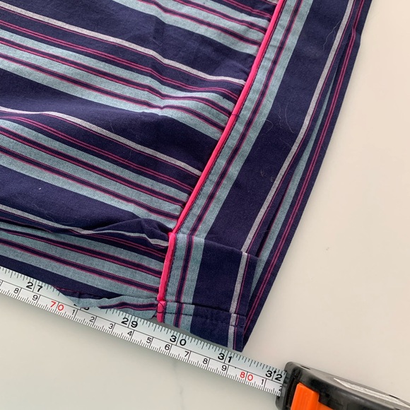 Nordstrom XL Navy Striped 100% Cotton Pajama Set New no Tag - Picture 15 of 16
